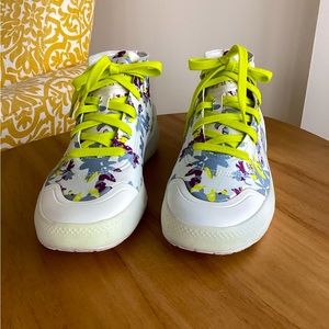 Adidas Stella McCarthy mid cut floral sneakers size 7